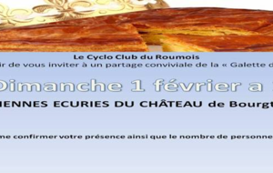 Galette des rois le 1er Février 15 h