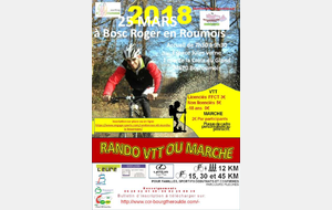 La Boue'Roger  9 eme édition 25/03/2018