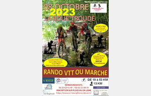 Rando VTT Marche La Boue' troude  19 ème édition