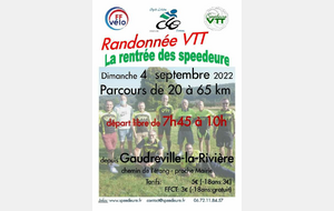 La rentrée des SpeedEure vtt
