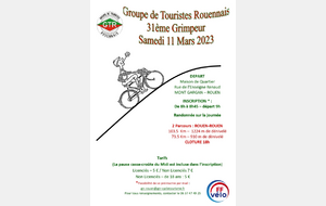 31ème BREVET DE GRIMPEUR ROUENNAIS 76